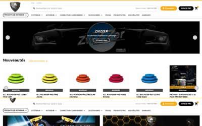 Création d'un thème Prestashop sur mesure pour Addict Auto le spécialiste Français du Detailing.