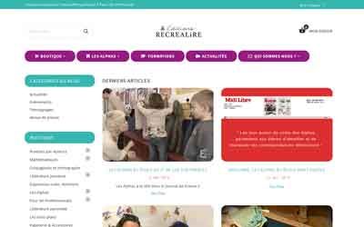 Boutique Prestashop Editions Récréalire, méthode de lecture.